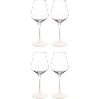 Villeroy & Boch Manufacture Rock rødvinsglas 38 cl 4-pak Klar-hvid