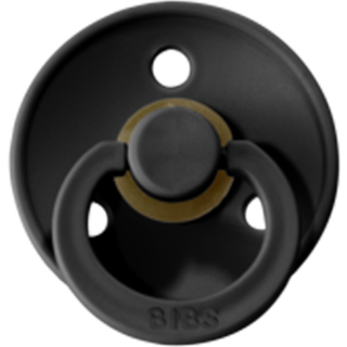 BIBS Rund Colour Sut - Str. 2 - Naturgummi - Black