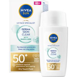 Nivea SUN Derma Skin Clear Ansigtssolcreme Til hud med imperfektioner SPF 50+ 40 ml - 40 ml