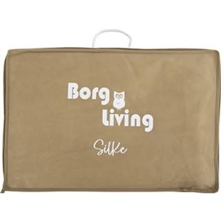 Sommer dobbeltdyne med 100% Mulberry silkefyld - 200x220 cm - Temperaturregulerende silke sommerdyne fra Borg Living