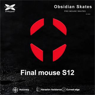 X-raypad Obsidian Mouse Skates Finalmouse Ultralight 2 / Starlight 12 Small