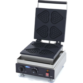 Waffle Iron Lollipop Waffle Hearts on Stick - 4 stk - Maxima