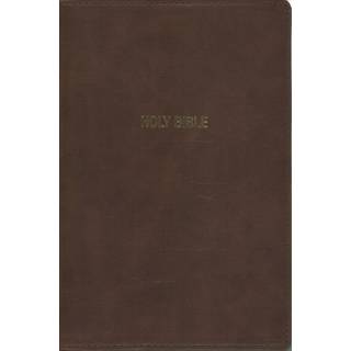 KJV, Foundation Study Bible, Large Print, Leathersoft, Brown, Red Letter, Comfort Print