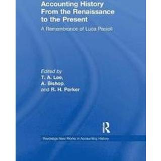 Accounting History from the Renaissance to the Present