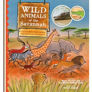 Wild Animals of the Savannah. A Picture Book about Animals with Stories and Information