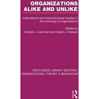 Organizations Alike and Unlike (RLE: Organizations)