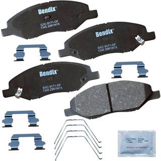 Bendix Priority1 CFC1345 Keramiske frontbremseklodser til Nissan Tiida 2011-2007 TIIDA 2018-2016 VERSA 2011-2008