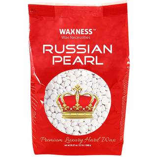 Waxness Polymer Blend Premium Luxury Hard Wax Beads Russian Pearl 2,2 lb / 1 kg