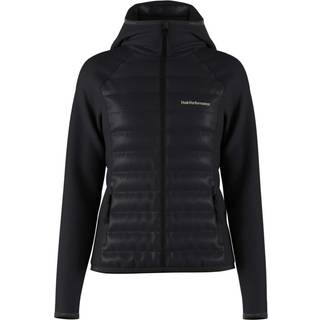Down Hybrid Hood Jacket W Black (XS)