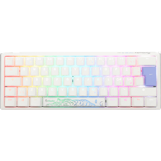 Ducky ONE 3 Mini Pure White RGB Hotswap Tastatur [MX Red]