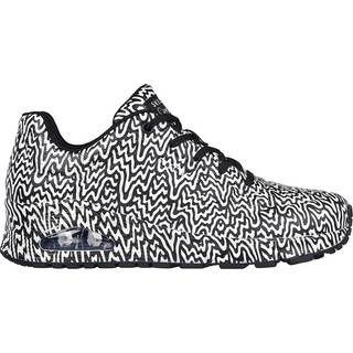 Skechers UNO 177960 BKW wei? - sportliche Halbschuhe f?r Damen
