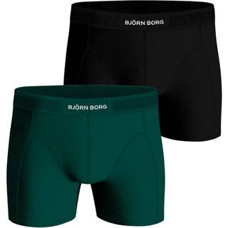 Bjorn Borg Lyocell Boxer 2897 2-pak - Black/Green - Small
