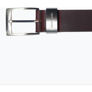 Pierre Cardin Herren Gürtel braun Glattleder