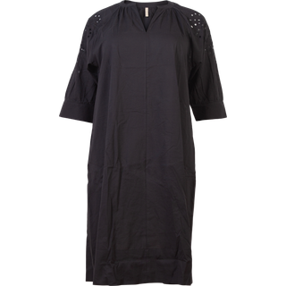 Cassiopeia Vilmetta Dame Kjole Plus Size - Deep Black - 50/52