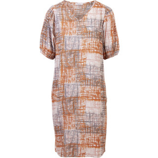 ZbyZ Dame Kjole Plus Size - Rose - 50/52
