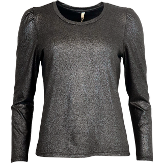 Ofelia Carla Dame Bluse - Black Combi - L