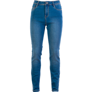 Steenholt Grace Dame Jeans m. stretch Plus Size - Medium Light Blue - 50/32
