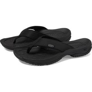 Keen Men's Kona Flip Tg Black-Steel Grey, 42