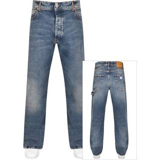 Heron Preston EX Ray Mid Wash Jeans Blue