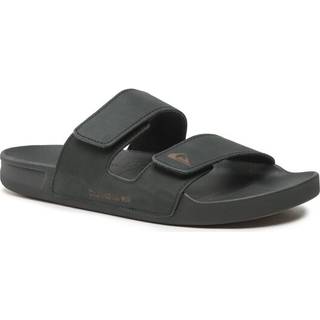Quiksilver Herren Pantoletten grün Textil & Canvas