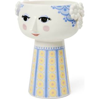 Bjørn Wiinblad Eva vase 18,5 cm Blå/Blå