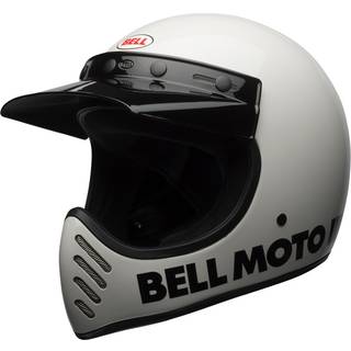Bell Moto-3 Classic White hvid XL