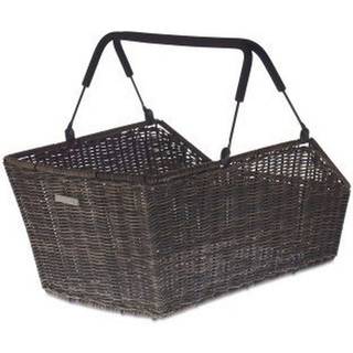 Basil Cento Rattan Look MIK Kurv Bag - Brun