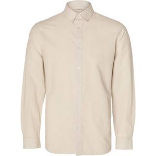 Selected Slim Sun Linen Shirt LS Pure Cashmere