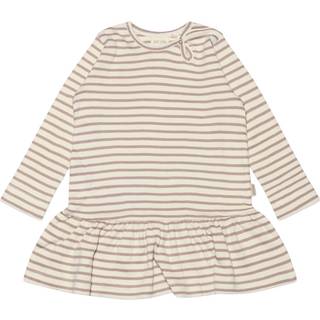 Petit Piao Rose Fawn Stribet Kjole