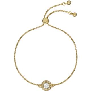 Ted Baker Soleta Gold Solitaire Sparkle Halo Bracelet - Adjustable