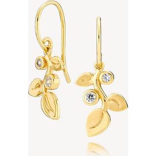 Amber Earrings Forgyldt Sølv Øreringe fra Izabel Camille