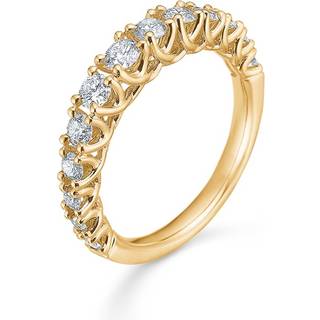 Mads Z Crown Princess Ring 14 kt. rødguld m. 0,75 ct diamant 1541975