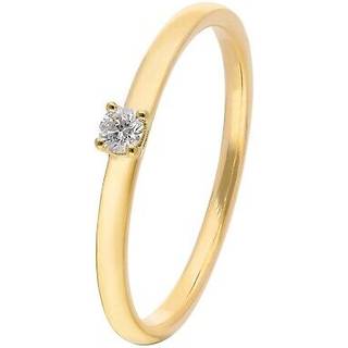 trendor 15884 Damen-Diamantring Gold 585/14K Brillant 0,06 ct