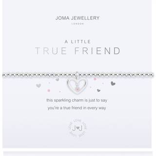 Joma A Little True Friend Bracelet - Adjustable - Silver