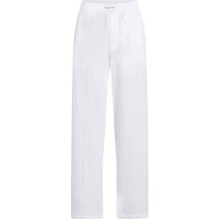 Textured Cotton Pants