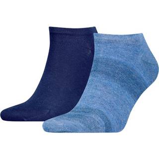 Calvin Klein 2-pak Men Shadow Sneaker Socks - Blue - One Size * Kampagne *