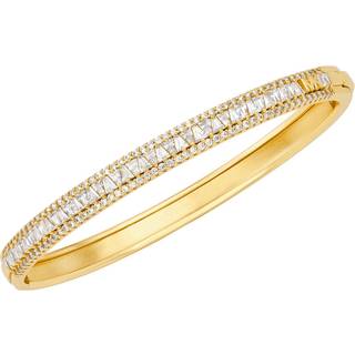 MK Precious Metal-Plated Sterling Silver Pavé Bangle - Gold - Michael Kors - ONE SIZE
