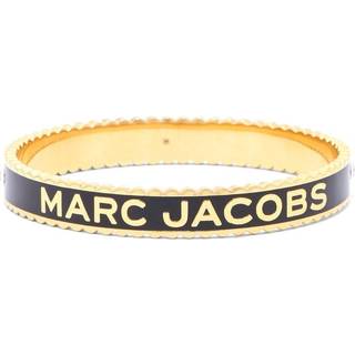 The Madallion Large Bangle, Sort/Guld