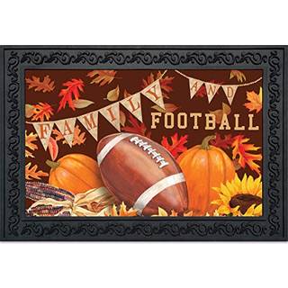 Briarwood Lane Family & Football Fall Doormat Sports Indoor Outdoor 30 """" X 18 """"