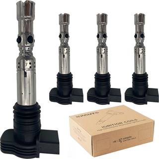 Npauto t?ndingsspolepakke kompatibel med 1,8 1,8t Audi A4 A6 TT Turbo Quattro VW Beetle Golf Jetta Passat 2001 2002 2003 2004 2005 2006 S?t p? 4