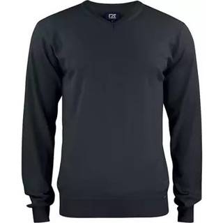 Cutter & Buck 355430 Everett V-neck Men Black S