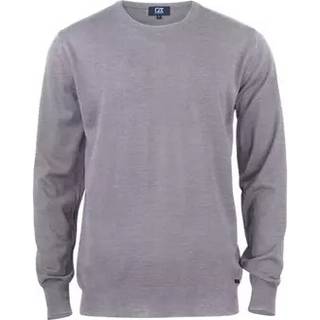 Cutter & Buck 355406 Kennewick Crewneck Men / Trøje Grey Melange 4XL