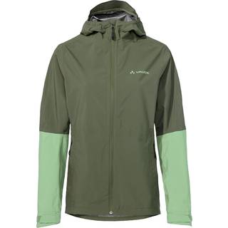 Vaude Women's Moab Rain Jacket II Cykeljakke Damer størrelse 42 farve olivengrøn