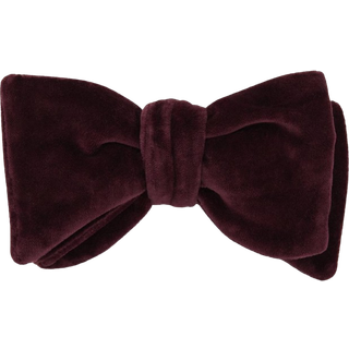 Reiss Reiss Bordeaux Hike Velvet Bow Tie