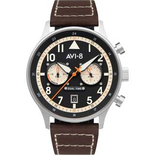 AVI-8 AV-4088-01 Hawker Hurricane Sort/Læder Ø43 mm