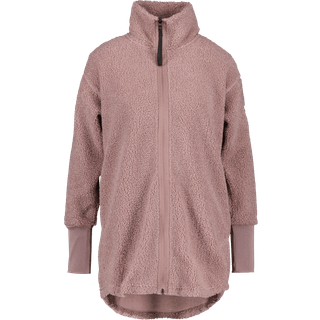 Didriksons Women's Sally Full-Zip 2 Fleecejakke Damer størrelse 46 farve pink/brun