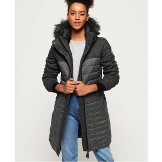 Superdry Elements parka med hætte og tweed