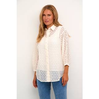 Kaffe Kaloren Lace Shirt Toppe & T-Shirts 10508509 Chalk (40)