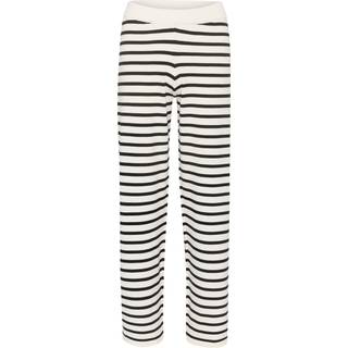 Saint Tropez Milasz Striped Pants Bukser 30513549 Ice (SMALL)