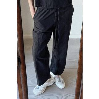 Neo Noir - Sonar Linen Pants - Black